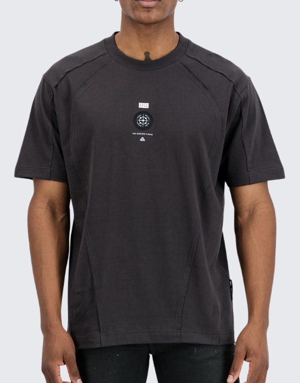 S.P.C.C. Recon Branik Short Sleeve T-Shirt Charcoal