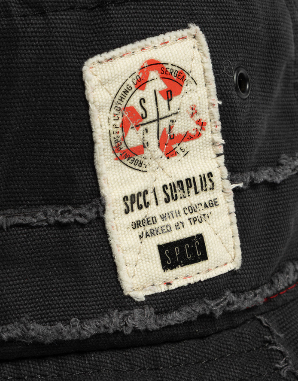 S.P.C.C. Roarke Bucket Hat Charcoal