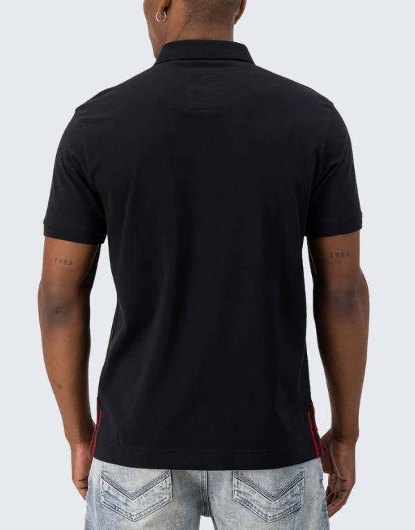 S.P.C.C. Roarke Short Sleeve Golfer Charcoal