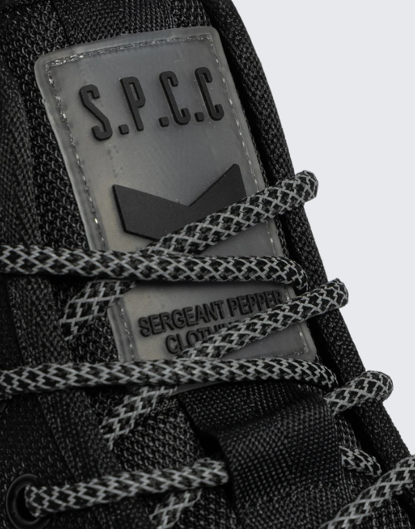 S.P.C.C. Surge Obscura High-Top Sneakers Black White