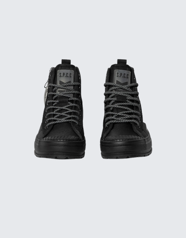 S.P.C.C. Surge Obscura High-Top Sneakers Black White