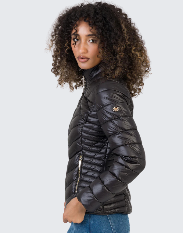 Sissy Boy Basic Quilted Puffer Jacket Black Women