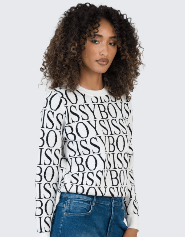 Sissy Boy Chelsea Sweater Off White Black Women