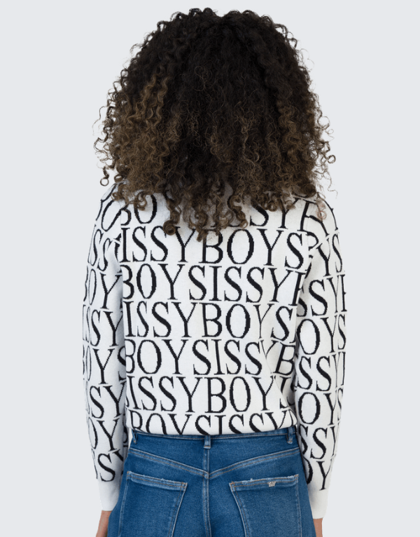 Sissy Boy Chelsea Sweater Off White Black Women