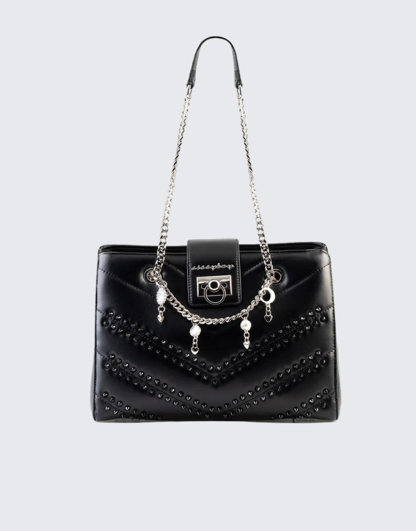 Sissy Boy Handbag With All Over Studs Women