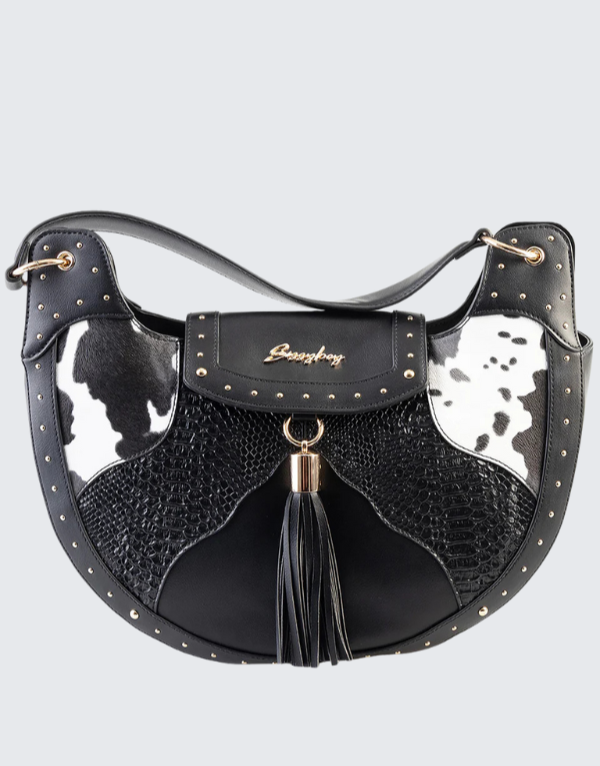 Sissy Boy Handbag With Cow Print In Women
