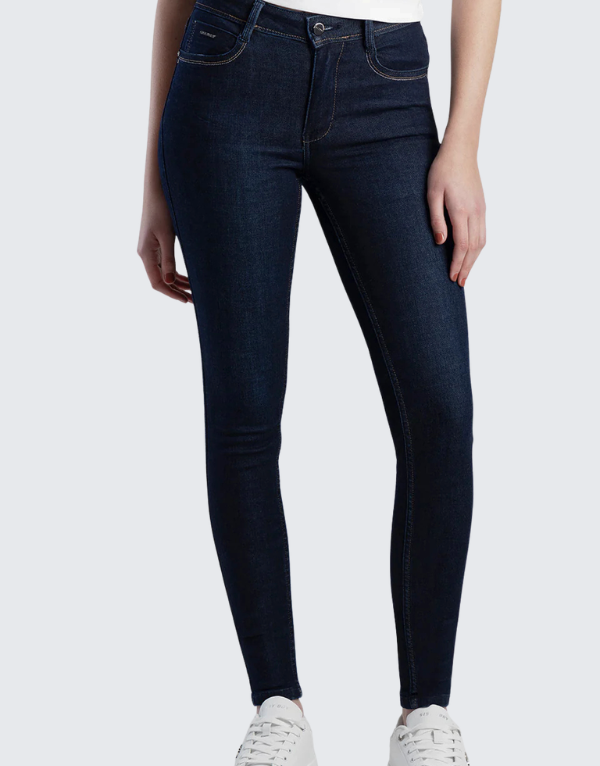 Sissy Boy Mid-Waist Skinny Jeans Dark Vintage Women