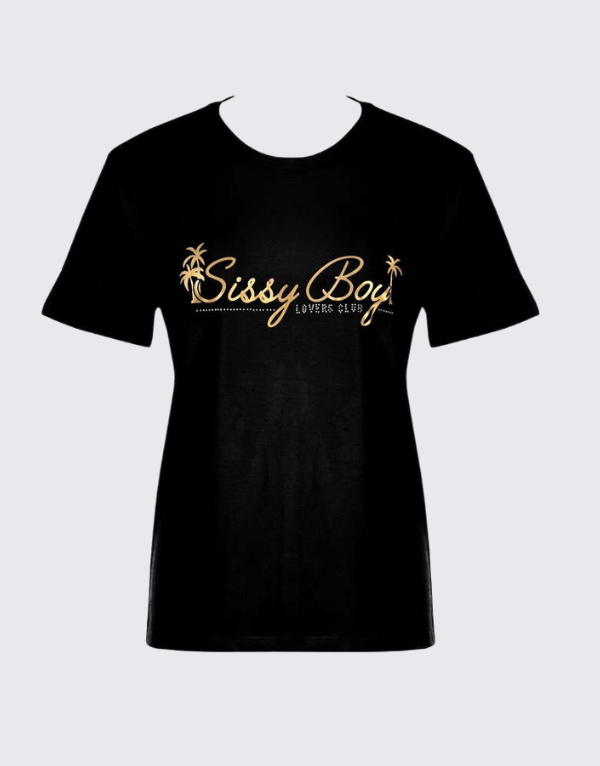 Sissy Boy Regular Fit Multi-Tech Logo T-Shirt Black Womens