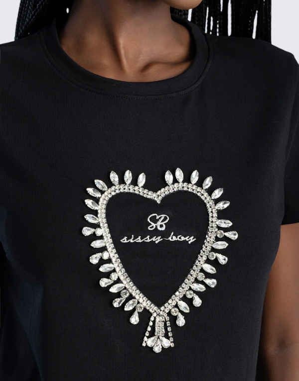 Sissy Boy Regular Fit Short Sleeve T-Shirt Black