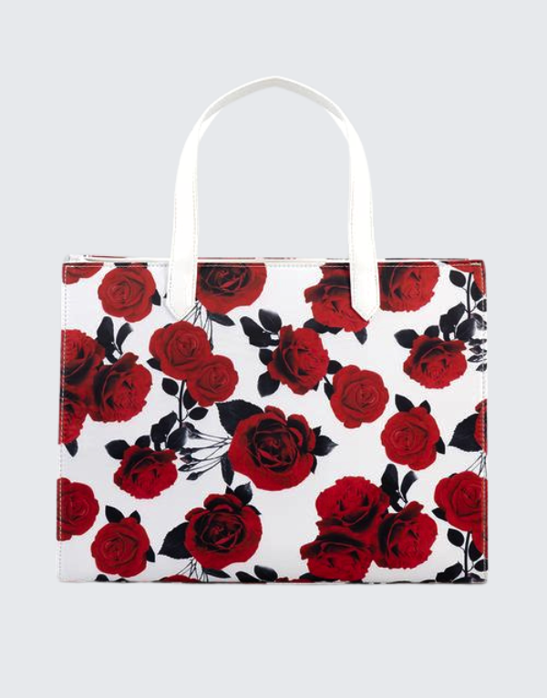 Sissy Boy Rose Printed Tote Bag In Red And White Women