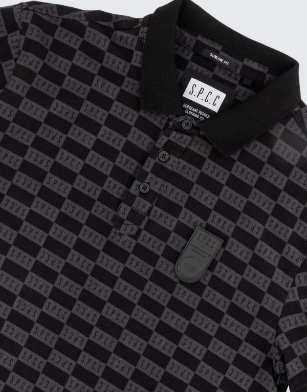 S.P.C.C. Dermott Short Sleeve Golfer Black Men