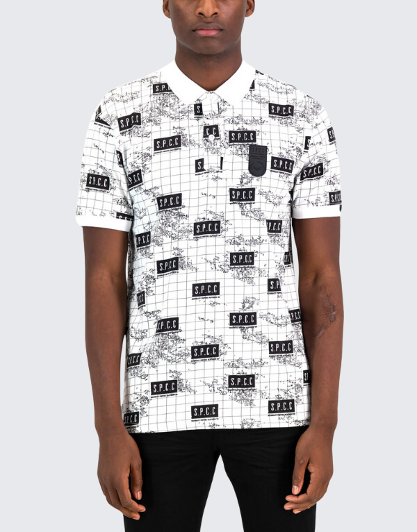 S.P.C.C Nitara Short Sleeve Golfer White Men