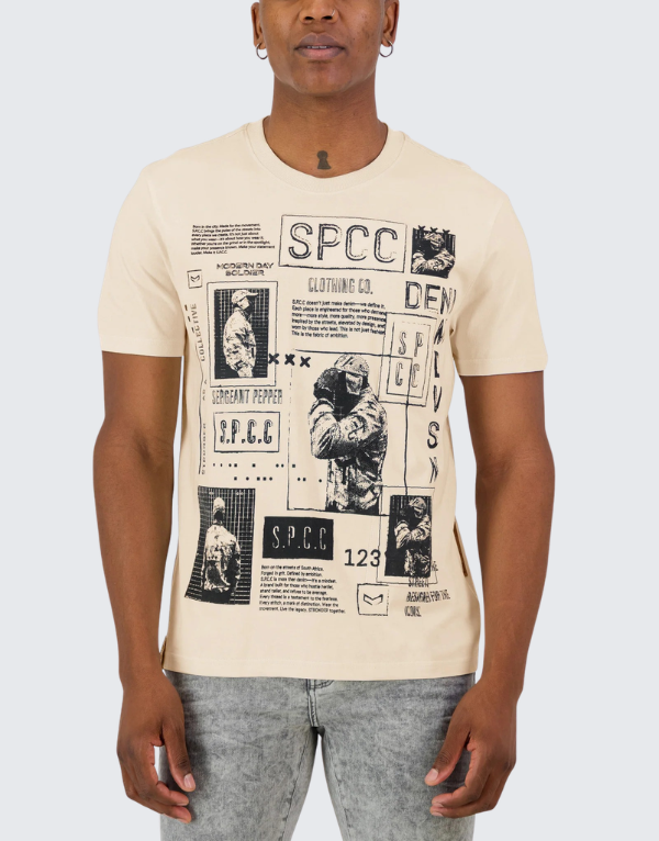S.P.C.C Tobias Short Sleeve T-Shirt Off White Men