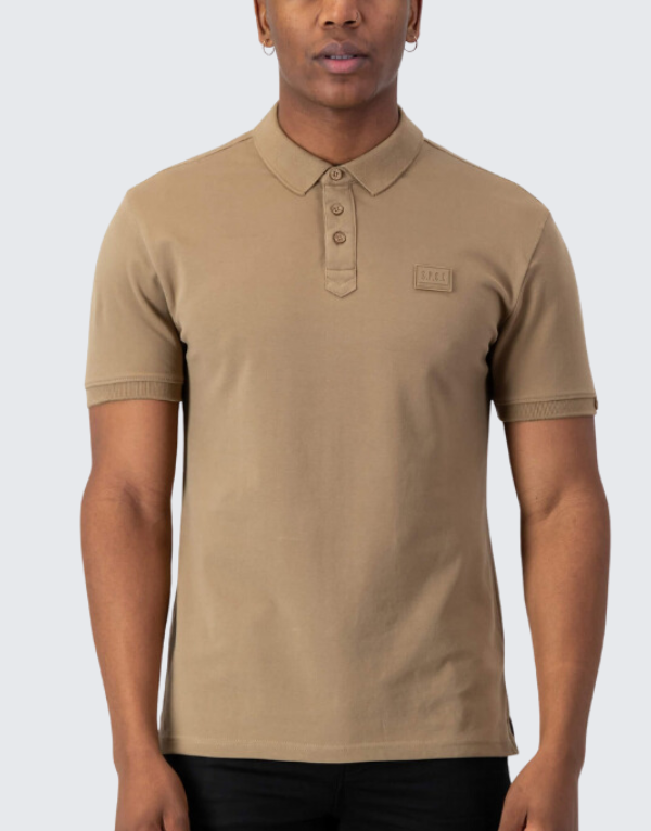 S.P.C.C Vorah Short Sleeve Golfer Brown Men