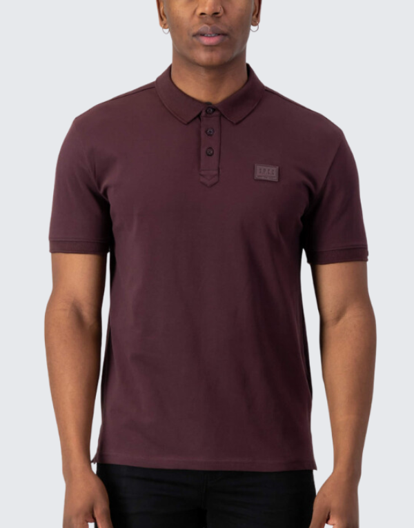 S.P.C.C Vorah Short Sleeve Golfer Dark Berry Men