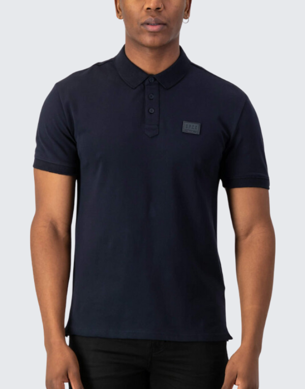 S.P.C.C Vorah Short Sleeve Golfer Navy Men