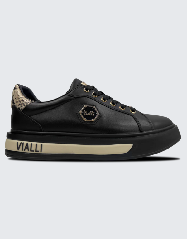 Vialli Cremona Shoes In Black Men