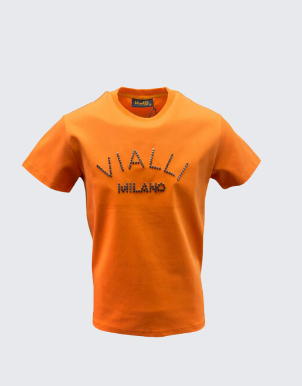 Vialli Horast Short Sleeve T-Shirt Orange Men