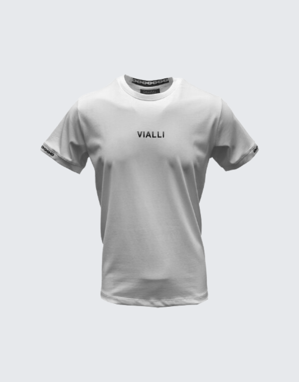 Vialli Iagle Short Sleeve T-Shirt White Men