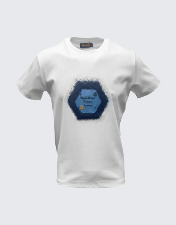 Vialli Iluxx Short Sleeve T-Shirt White Men