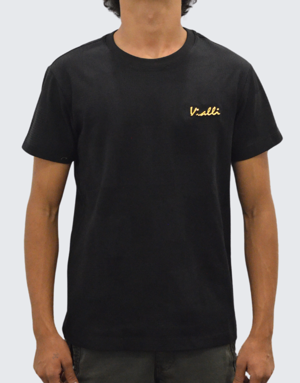 Vialli Impresst Short Sleeve T-Shirt In Black Men