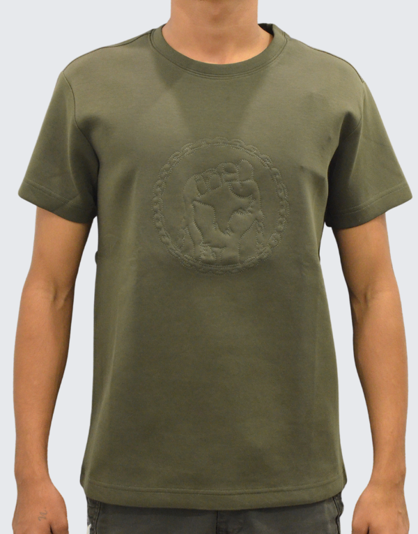 Vialli Ingenious Short Sleeve T-Shirt In Olive Men