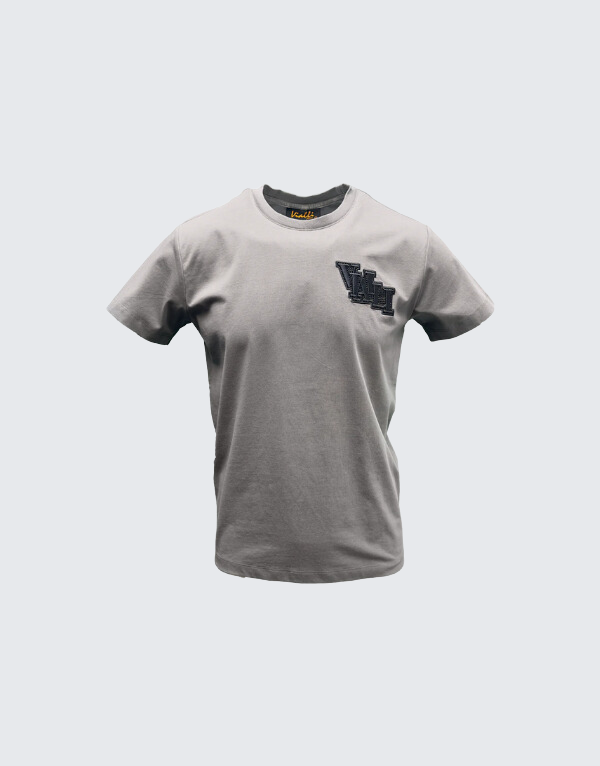Vialli Irack Short Sleeve T-Shirt Grey Men