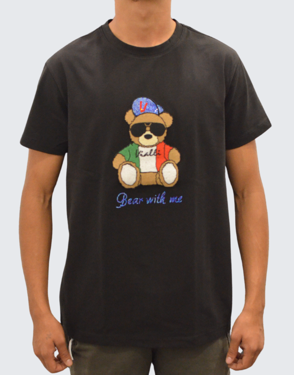 Vialli Itunes Short Sleeve T-Shirt In Black Men