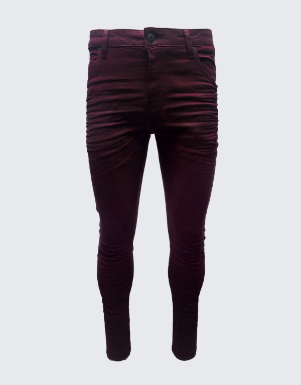 Vialli Jealous Ultra Fit Jeans In Wine Men
