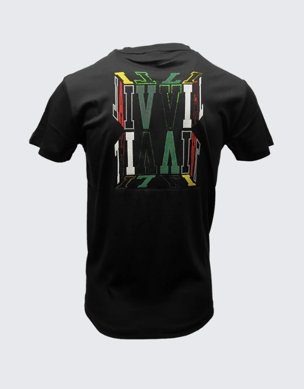 Vialli Junior Short Sleeve T-Shirt In Black Men