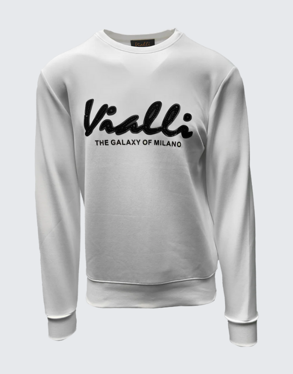 Vialli Kafyno Sweater In White Men