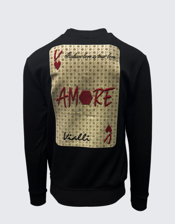 Vialli Kamore Sweater In Black Men