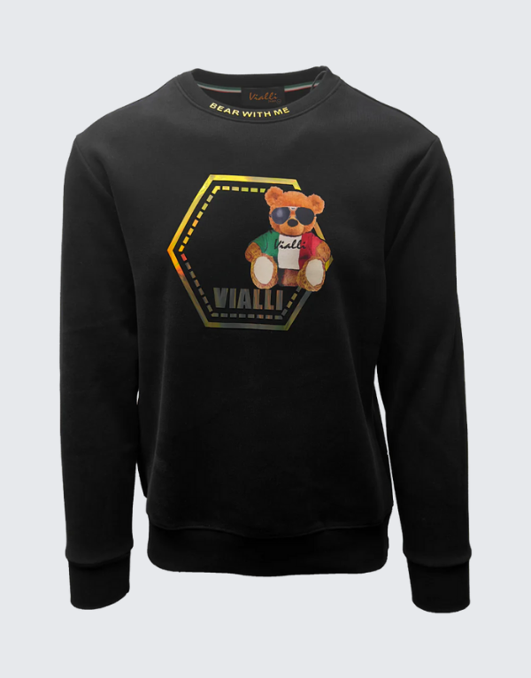 Vialli Kedda Sweater In Black Men