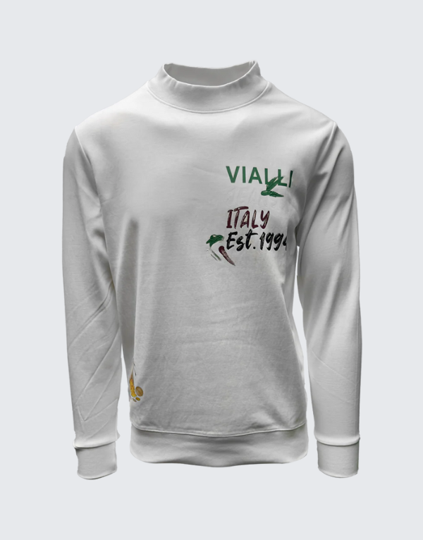 Vialli Kenny Sweater In White Men