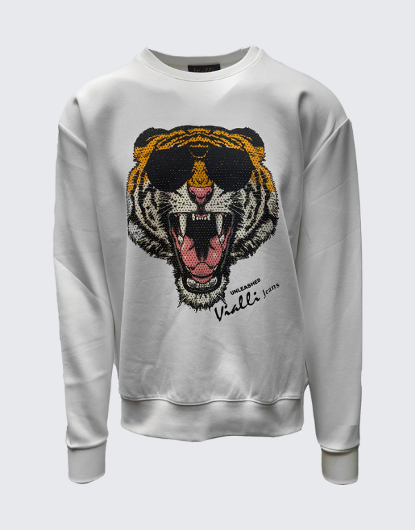 Vialli Ketiger Sweater In White Men