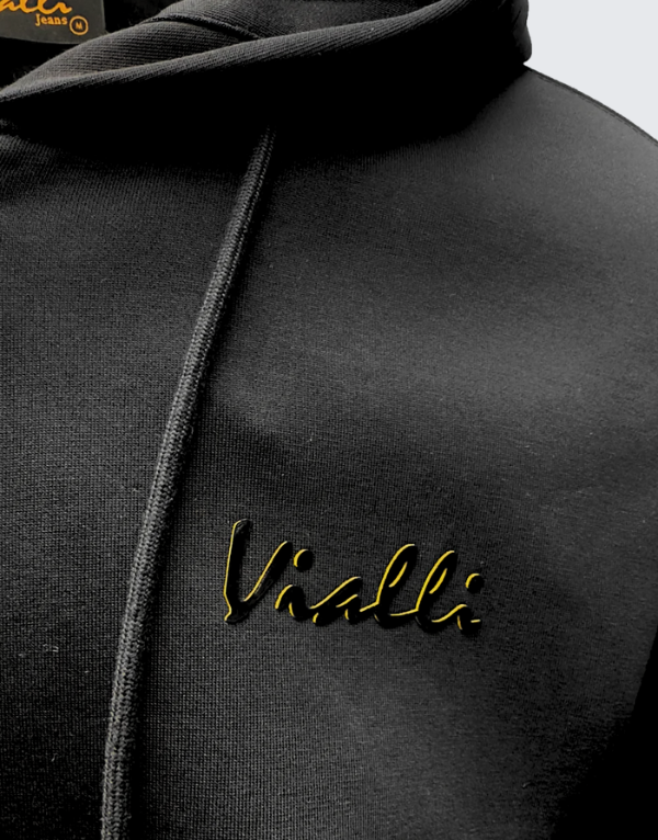 Vialli Klast Hoodie In Black Men