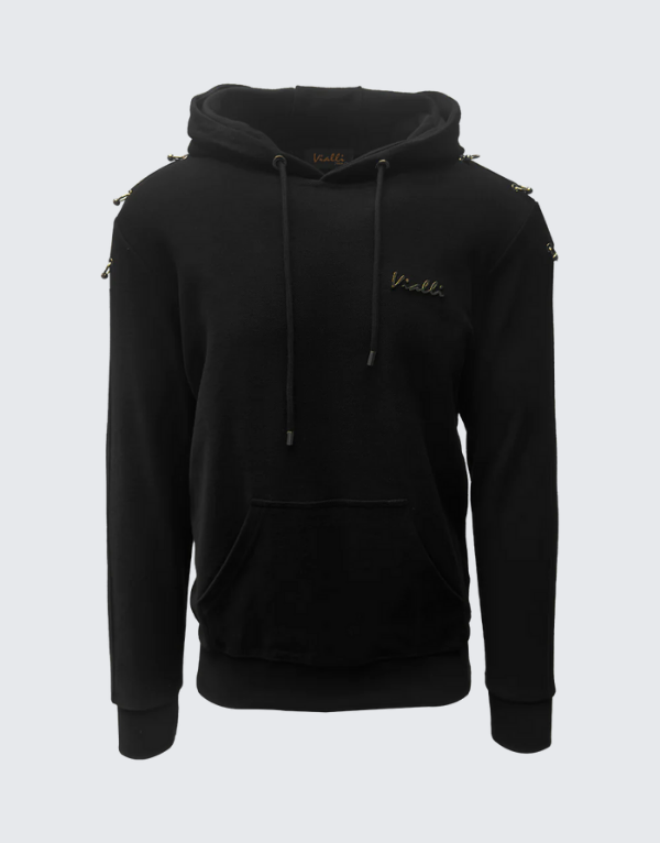 Vialli Klinat Hoodie Sweater In Black Men