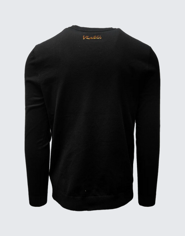 Vialli Krosa Sweater In Black Mens