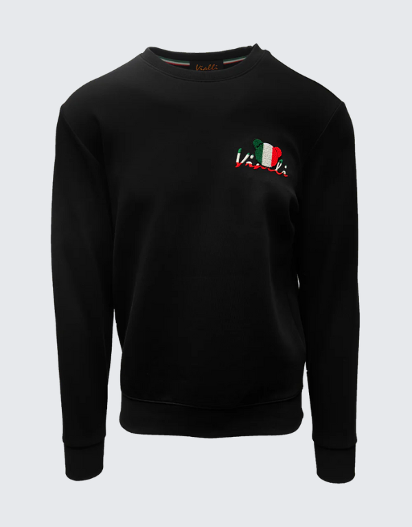 Vialli Kuddles Sweater In Black Men
