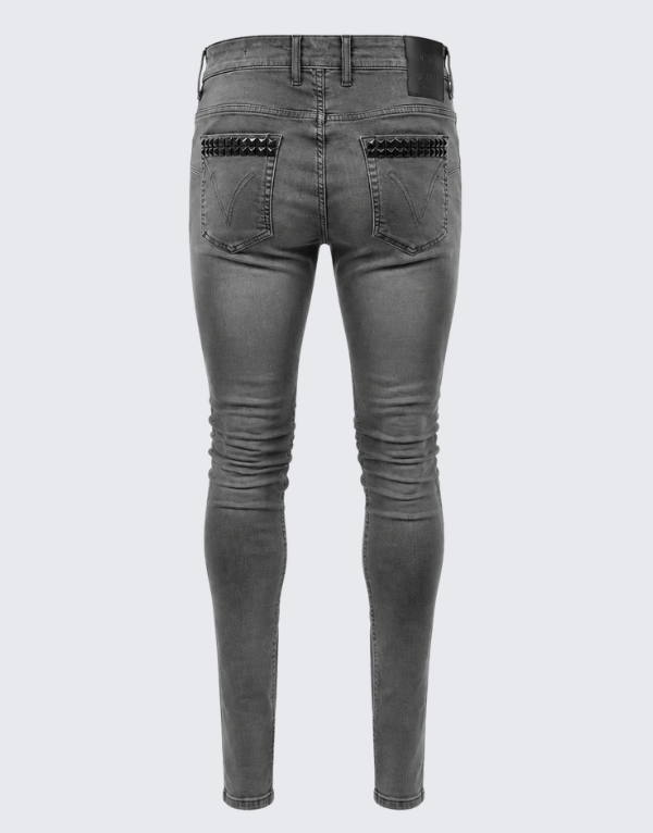 Vialli Kunchy Ultra Fit Jeans Grey