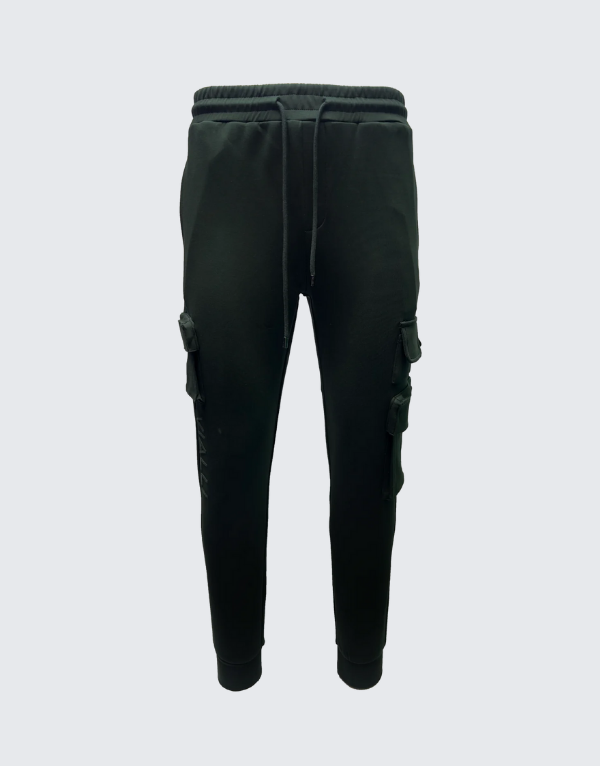 Vialli Kwalab Track Pants In Dark Olive Men