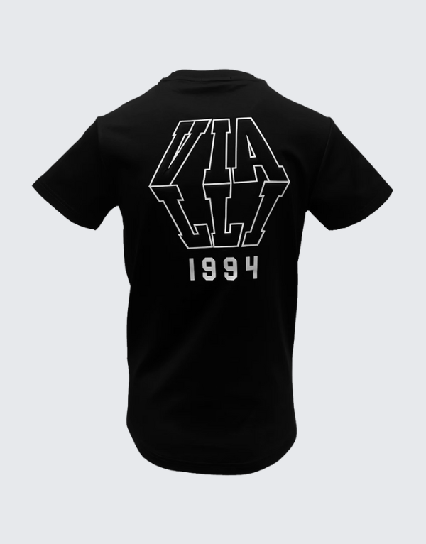 Vialli Lambre Short Sleeve T-Shirt Black Men