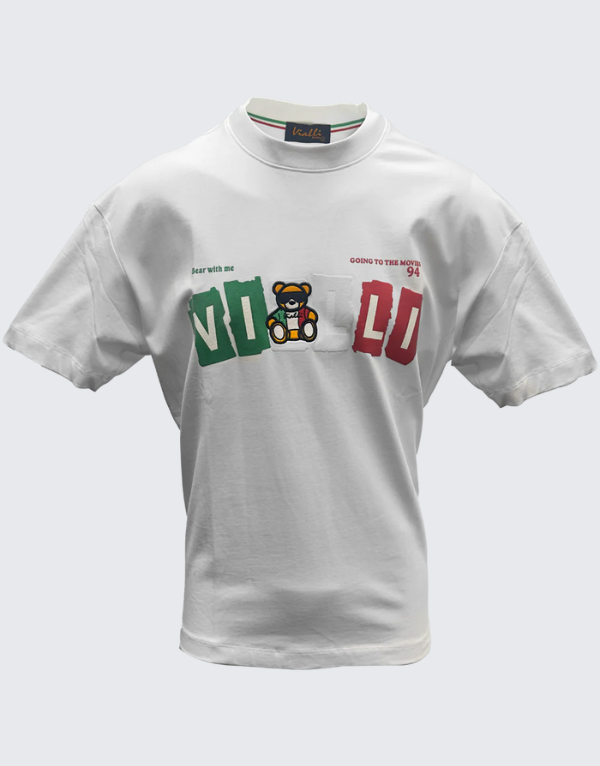 Vialli Lanny Short Sleeve T-Shirt White Men