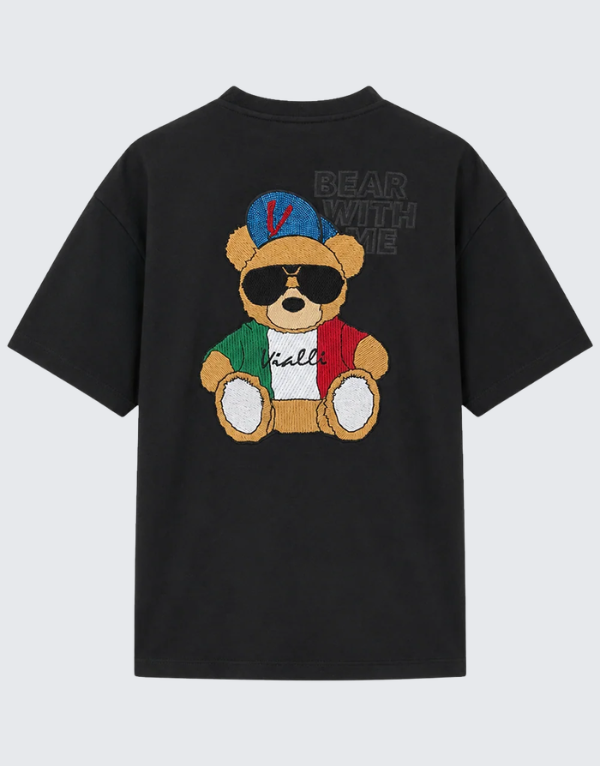 Vialli Ninja Short Sleeve T-Shirt Black