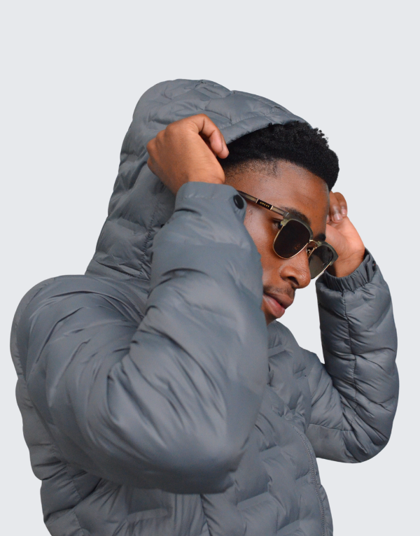 Pure Premium Flight Jacket Grey/Silver