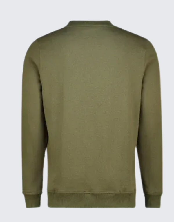 Alpha Logo Crew Neck Sweater 004 Sage Men