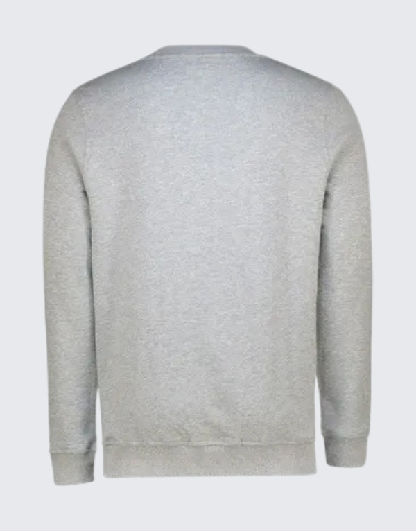 Alpha Ai Applique Crew Neck Sweater 004 Grey