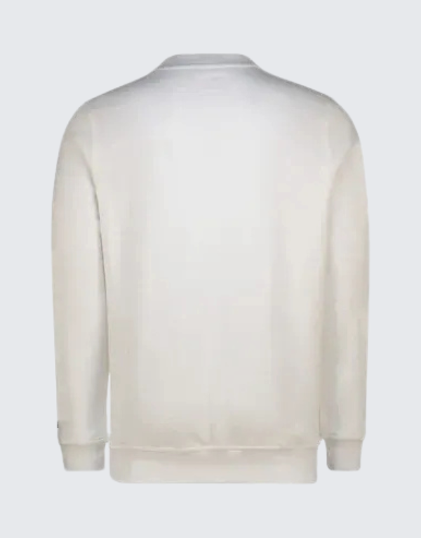 Alpha Logo Crew Neck Sweater 003 White Men