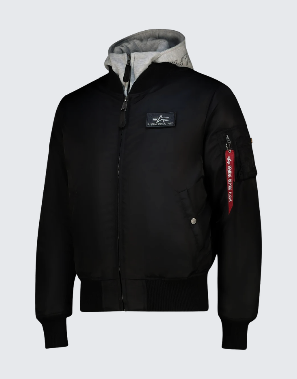 Alpha Ma-1 Dtec Jacket 003 Black Grey Men