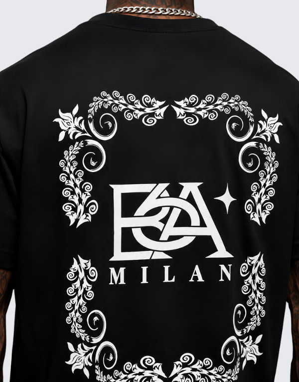 Ba6 Flore T-Shirt Black